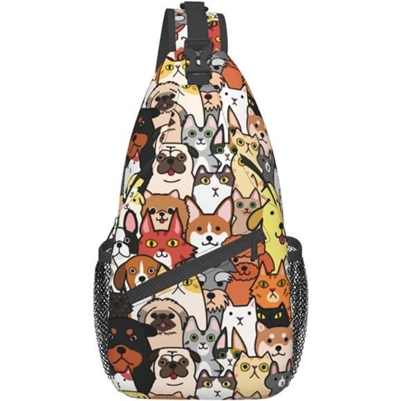 Sling Bag Women Crossbody Chest Backpack Hiking Daypack Men Travel Casual